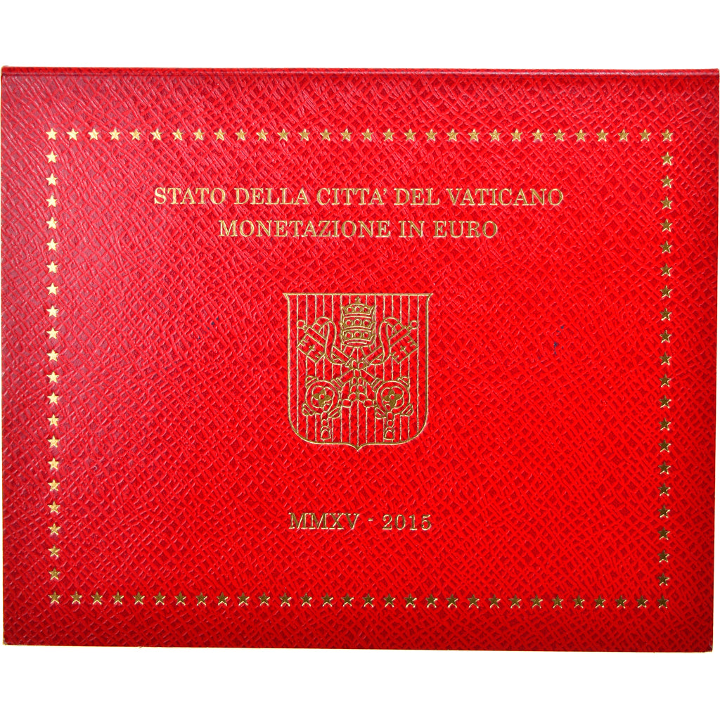 PAŃSTWO WATYKAŃSKIE, Pope Francis I, Set 1 ct. - 2 Euro, BU, 2015, Rome, ND