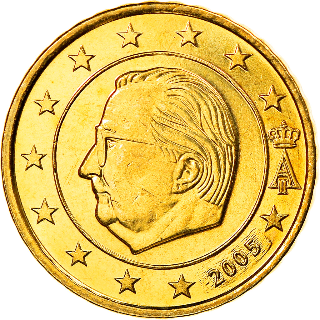 Belgium, 10 Euro Cent, 2005, Brussels, MS(65-70), Brass, KM:227