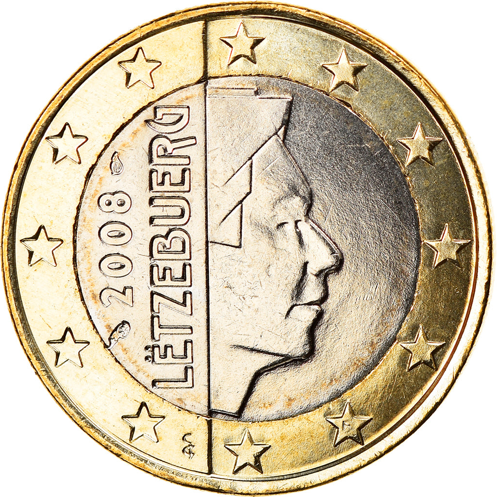 Luxemburgo, Euro, 2008, Utrecht, MS(65-70), Bimetálico, KM:92