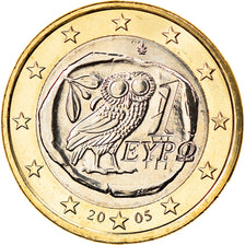 Greece, Euro, 2005, Athens, MS(65-70), Bi-Metallic, KM:187