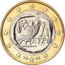 Greece, Euro, 2006, Athens, MS(65-70), Bi-Metallic, KM:187