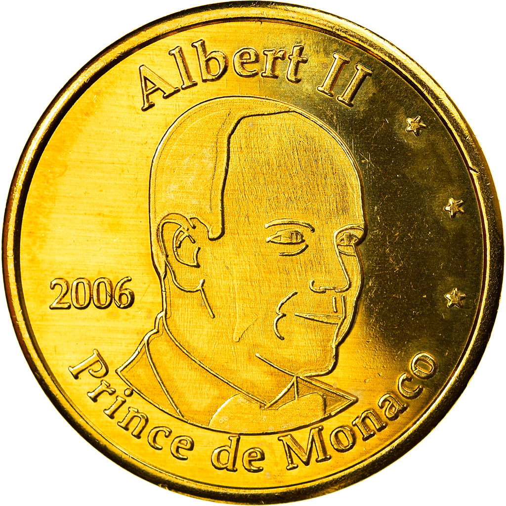 Monaco, 50 Euro Cent, 2006, unofficial private coin, STGL, Messing