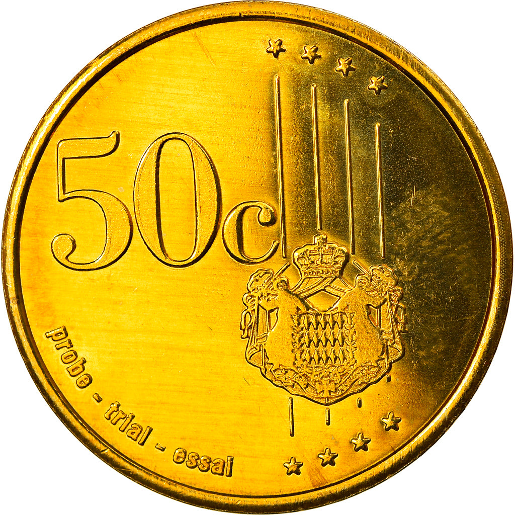 Monaco, 50 Euro Cent, 2006, unofficial private coin, STGL, Messing