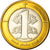 Vatican, Euro, Type 1, 2006, unofficial private coin, MS(65-70), Bi-Metallic