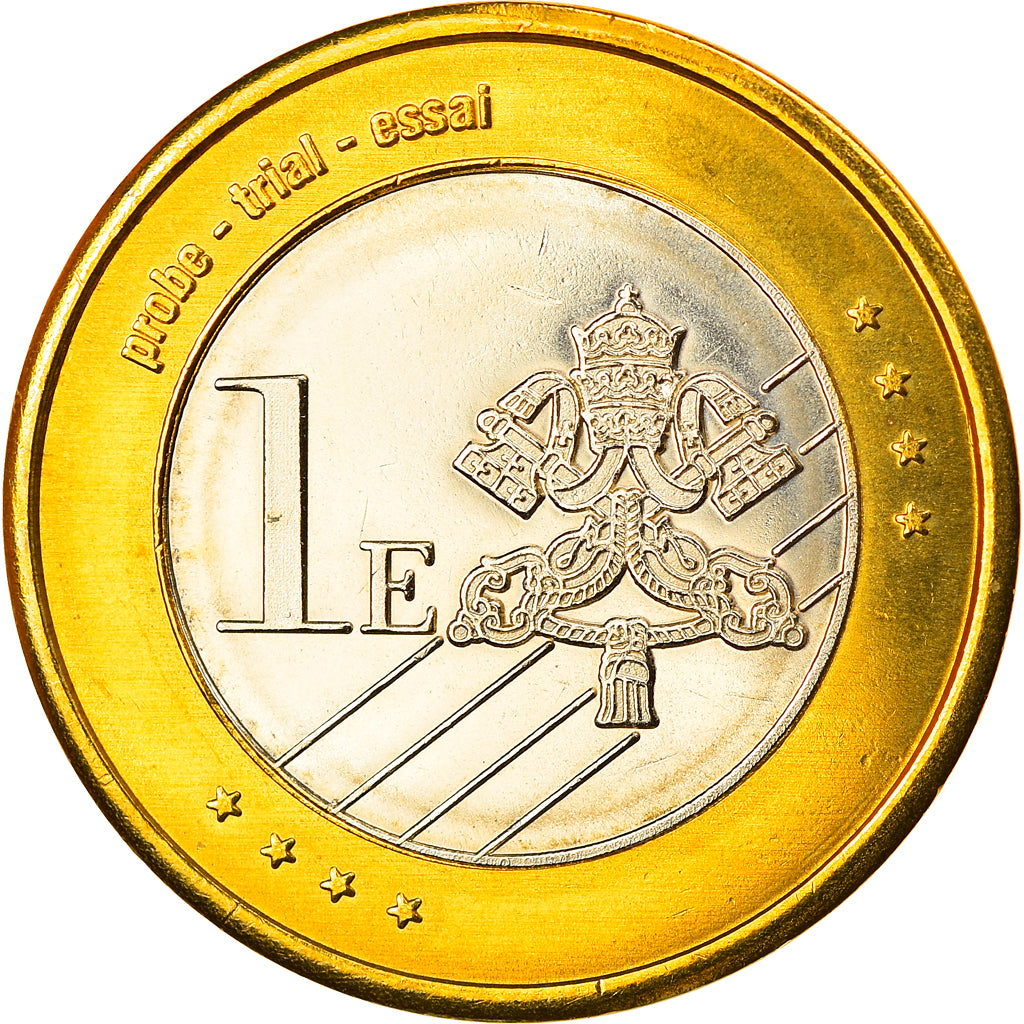 Vatican, Euro, 2007, unofficial private coin, MS(65-70), Bi-Metallic