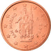 San Marino, 2 Euro Cent, 2004, Rome, MS(63), Copper Plated Steel, KM:441