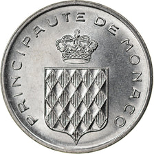 Coin, Monaco, Rainier III, Centime, 1976, MS(63), Stainless Steel, KM:155