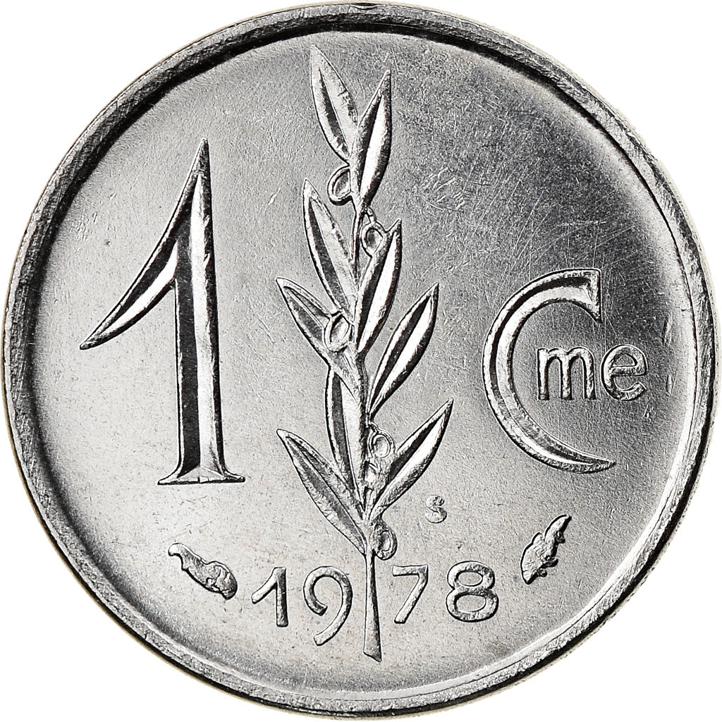Moneta, Monaco, Rainier III, Centime, 1978, SPL, Acciaio inossidabile, KM:155