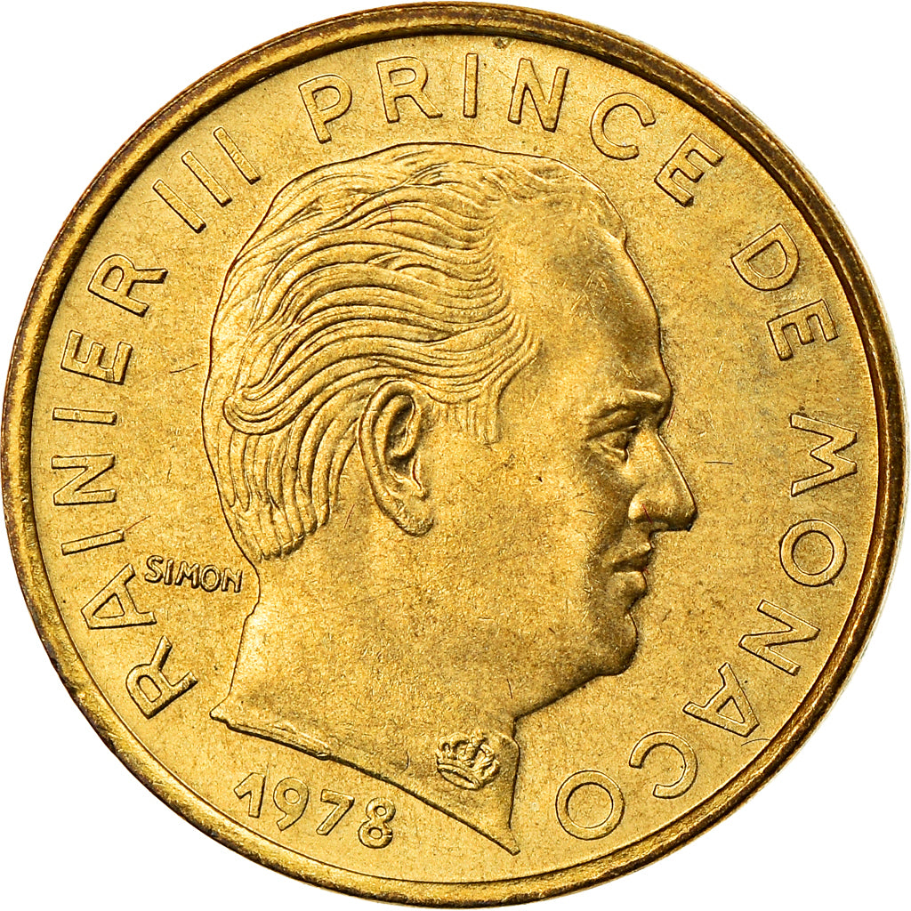 Moneta, Monaco, Rainier III, 5 Centimes, 1978, BB, Alluminio-bronzo, KM:156