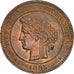 Moneda, Francia, Cérès, 10 Centimes, 1885, Paris, EBC, Bronce, KM:815.1