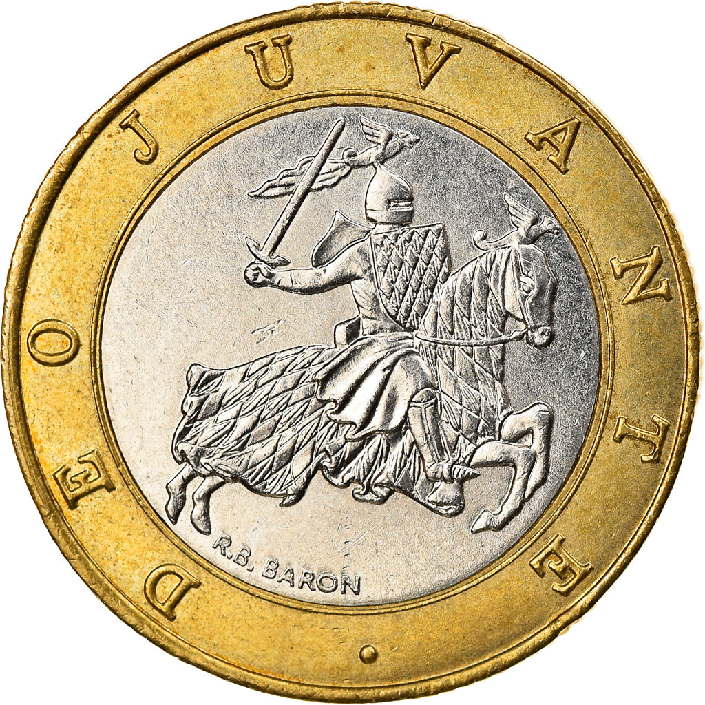 Moneda, Mónaco, Rainier III, 10 Francs, 1997, MBC, Bimetálico, KM:163