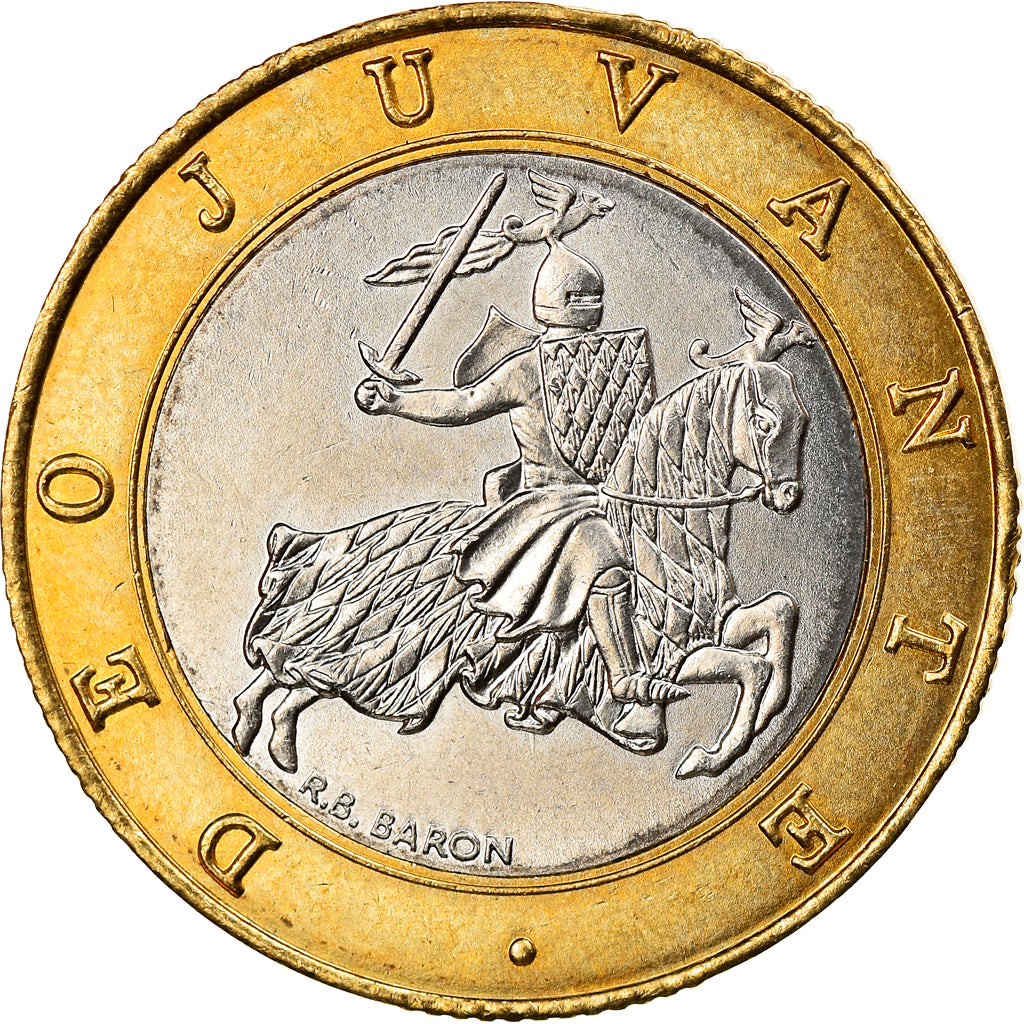 Coin, Monaco, Rainier III, 10 Francs, 2000, EF(40-45), Bi-Metallic, KM:163