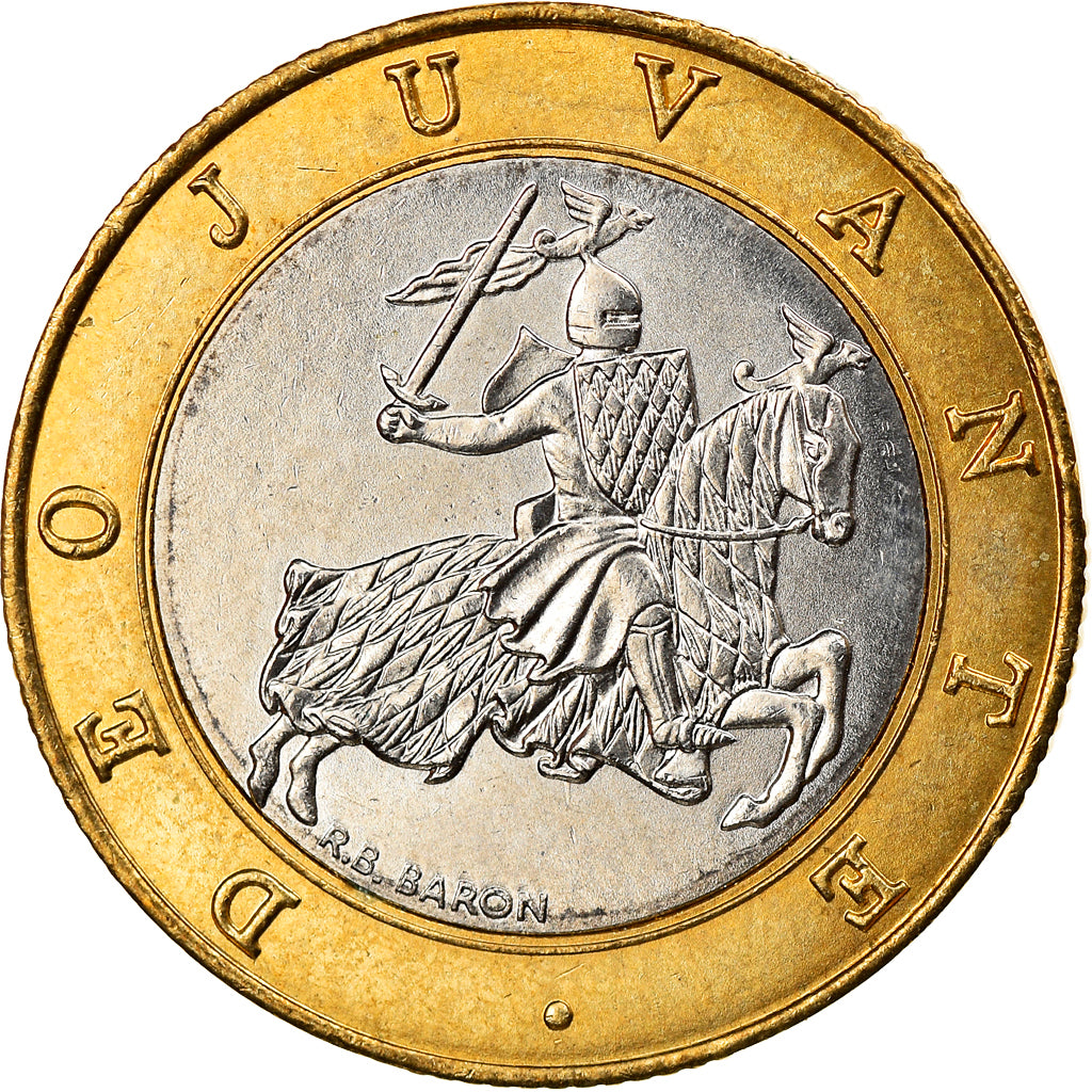 Coin, Monaco, Rainier III, 10 Francs, 2000, EF(40-45), Bi-Metallic, KM:163