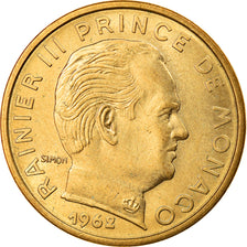 Moeda, Mónaco, Rainier III, 50 Centimes, 1962, EF(40-45), Alumínio-Bronze