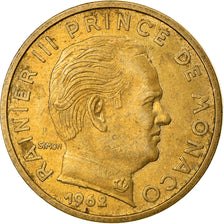 Coin, Monaco, Rainier III, 50 Centimes, 1962, EF(40-45), Aluminum-Bronze