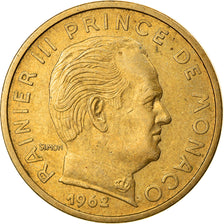 Münze, Monaco, Rainier III, 50 Centimes, 1962, SS, Aluminum-Bronze, KM:144