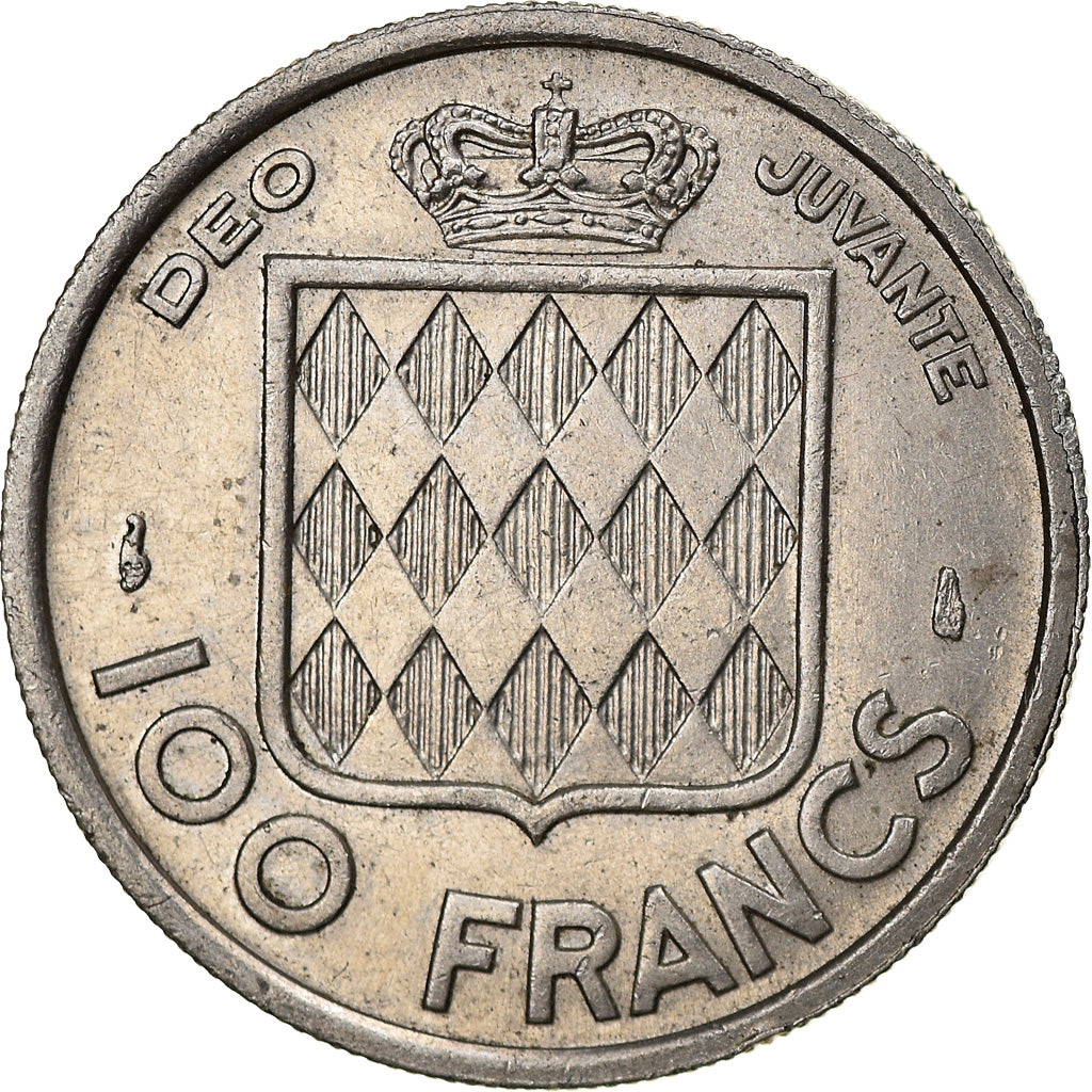 Münze, Monaco, Rainier III, 100 Francs, Cent, 1956, SS, Copper-nickel, KM:134