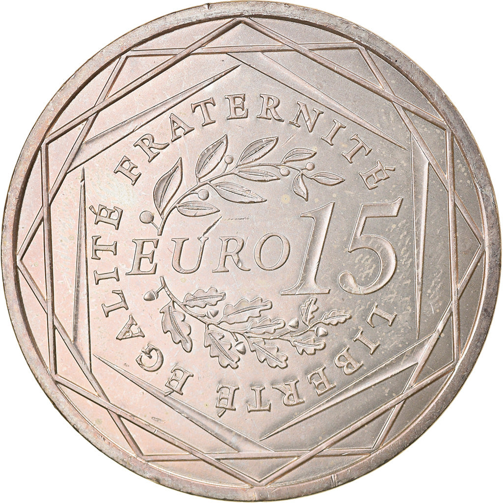 France, 15 Euro, 2008, SUP, Argent, Gadoury:EU288, KM:1535