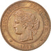 Monnaie, France, Cérès, 10 Centimes, 1891, Paris, SUP+, Bronze, KM:815.1