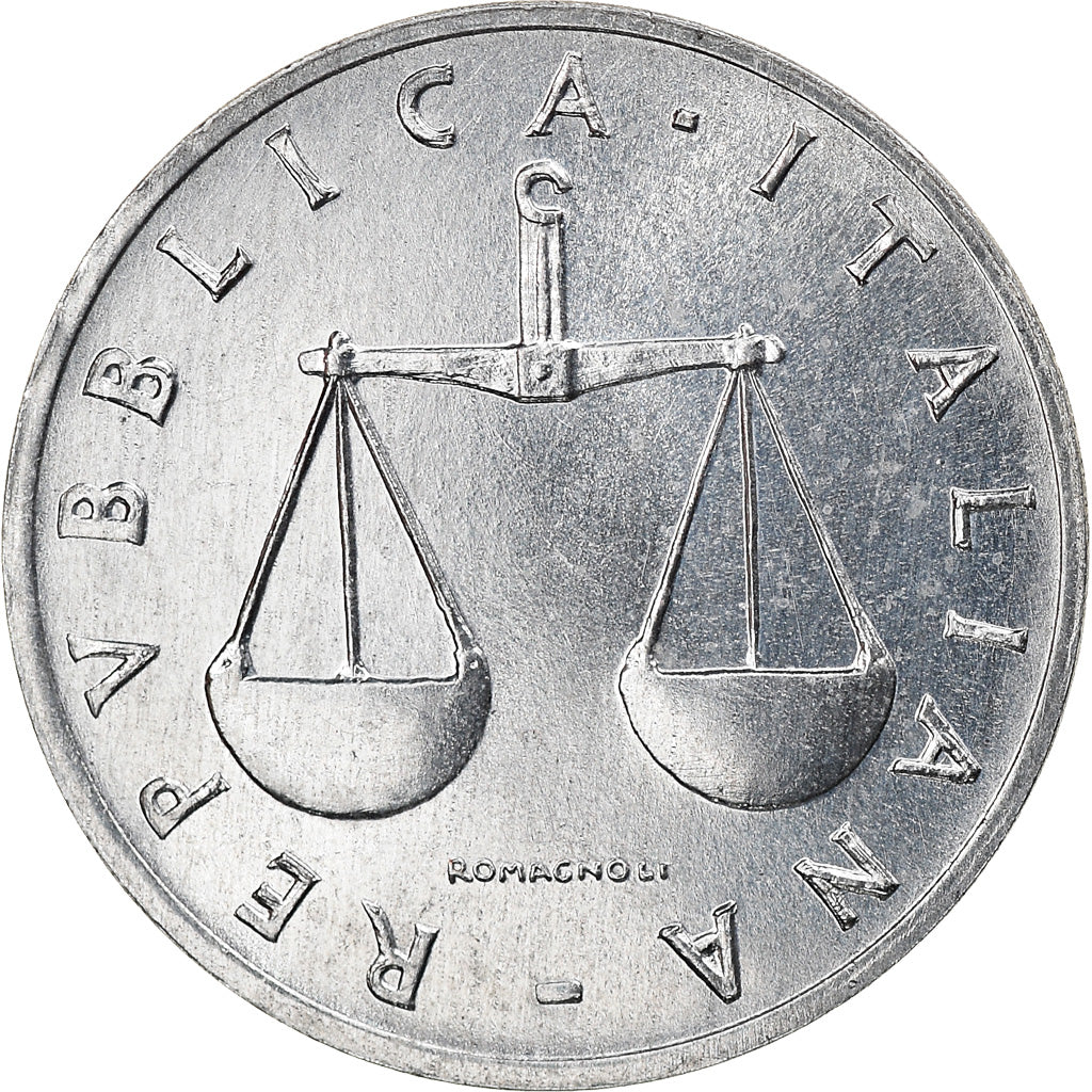 Moneta, Włochy, Lira, 1999, Rome, MS(64), Aluminium, KM:91