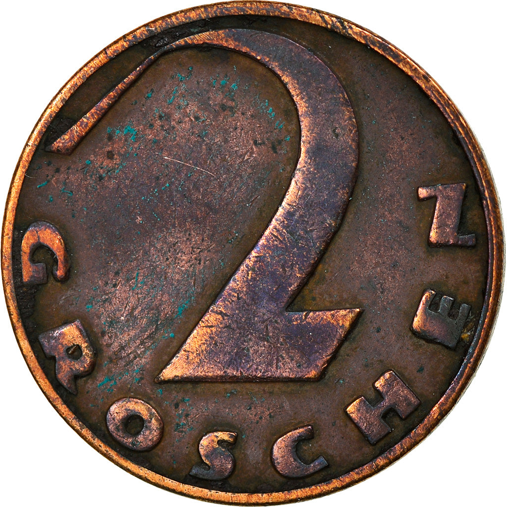Monnaie, Autriche, 2 Groschen, 1936, TTB, Bronze, KM:2837