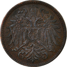 Moneta, Austria, Franz Joseph I, 2 Heller, 1897, BB, Bronzo, KM:2801