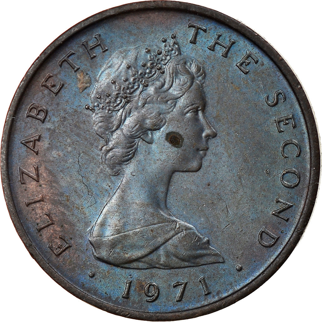 Moneta, Giamaica, Elizabeth II, Cent, 1971, Franklin Mint, BB, Bronzo, KM:45