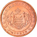 Monaco, Euro Cent, 2001, Paris, SPL, Copper Plated Steel, KM:167