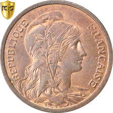 France, 2 Centimes, Daniel-Dupuis, 1904, Paris, Bronze, PCGS, MS64RB