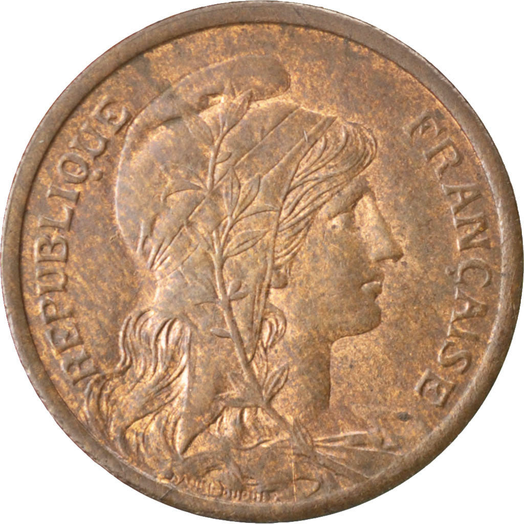 Monnaie, France, Dupuis, 2 Centimes, 1909, TTB+, Bronze, KM:841, Gadoury:107