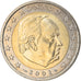 Monaco, 2 Euro, 2001, SPL, Bi-metallico, KM:186