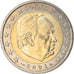 Monaco, 2 Euro, 2001, UNC-, Bi-Metallic, KM:186