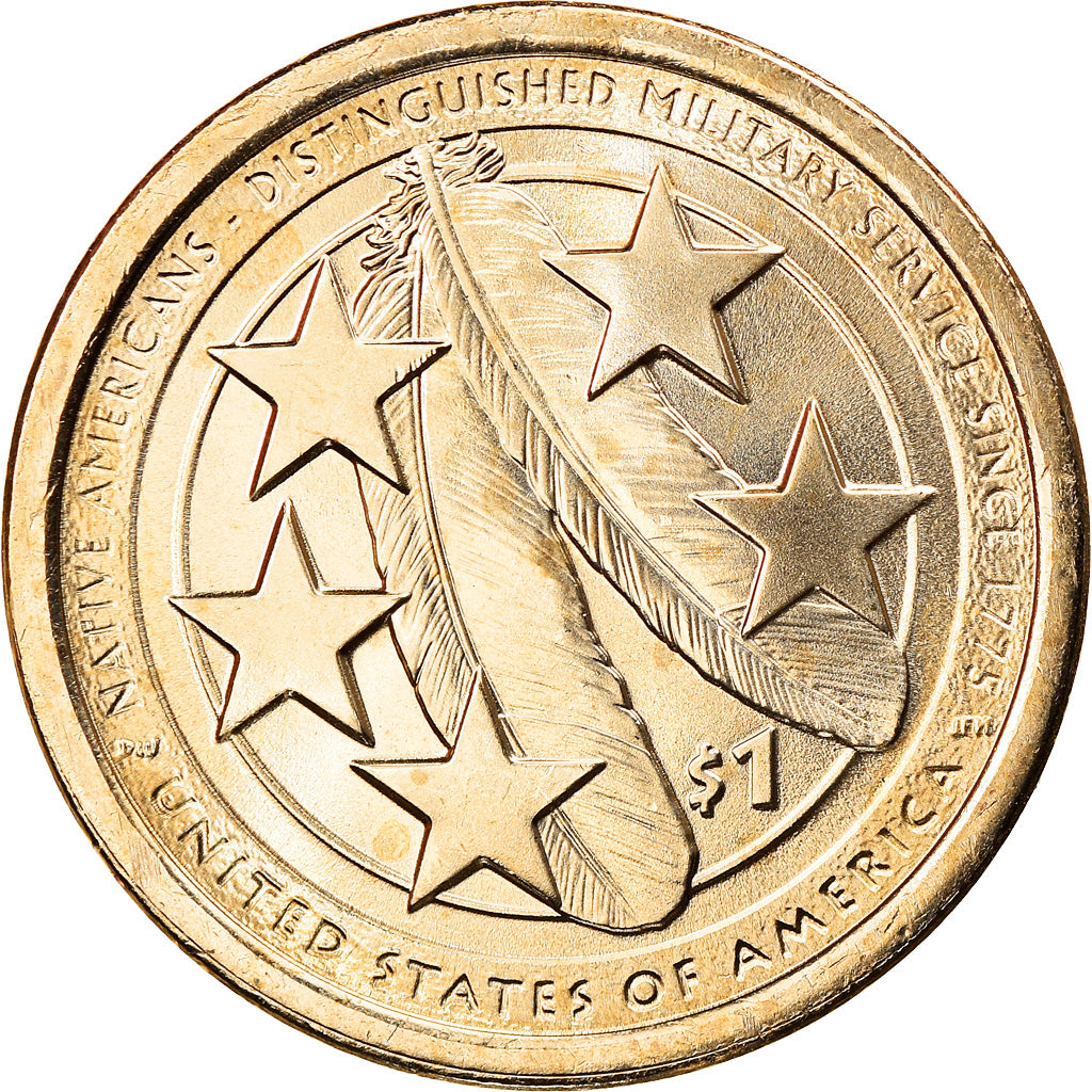 Moneta, Stati Uniti, Dollar, 2021, Denver, SPL, Brass manganese