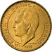 Moneta, Monaco, Rainier III, 10 Francs, 1951, AU(55-58), Aluminium-Brąz
