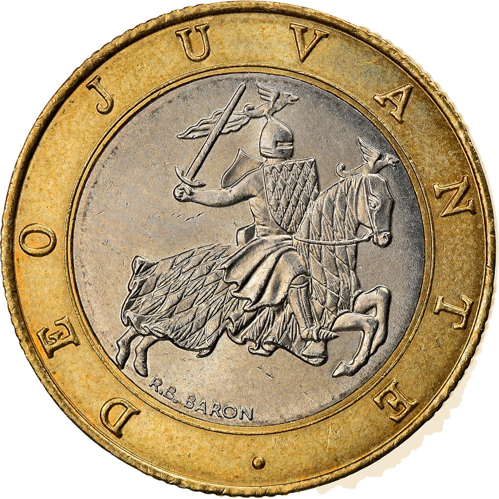 Coin, Monaco, Rainier III, 10 Francs, 2000, AU(55-58), Bi-Metallic, KM:163