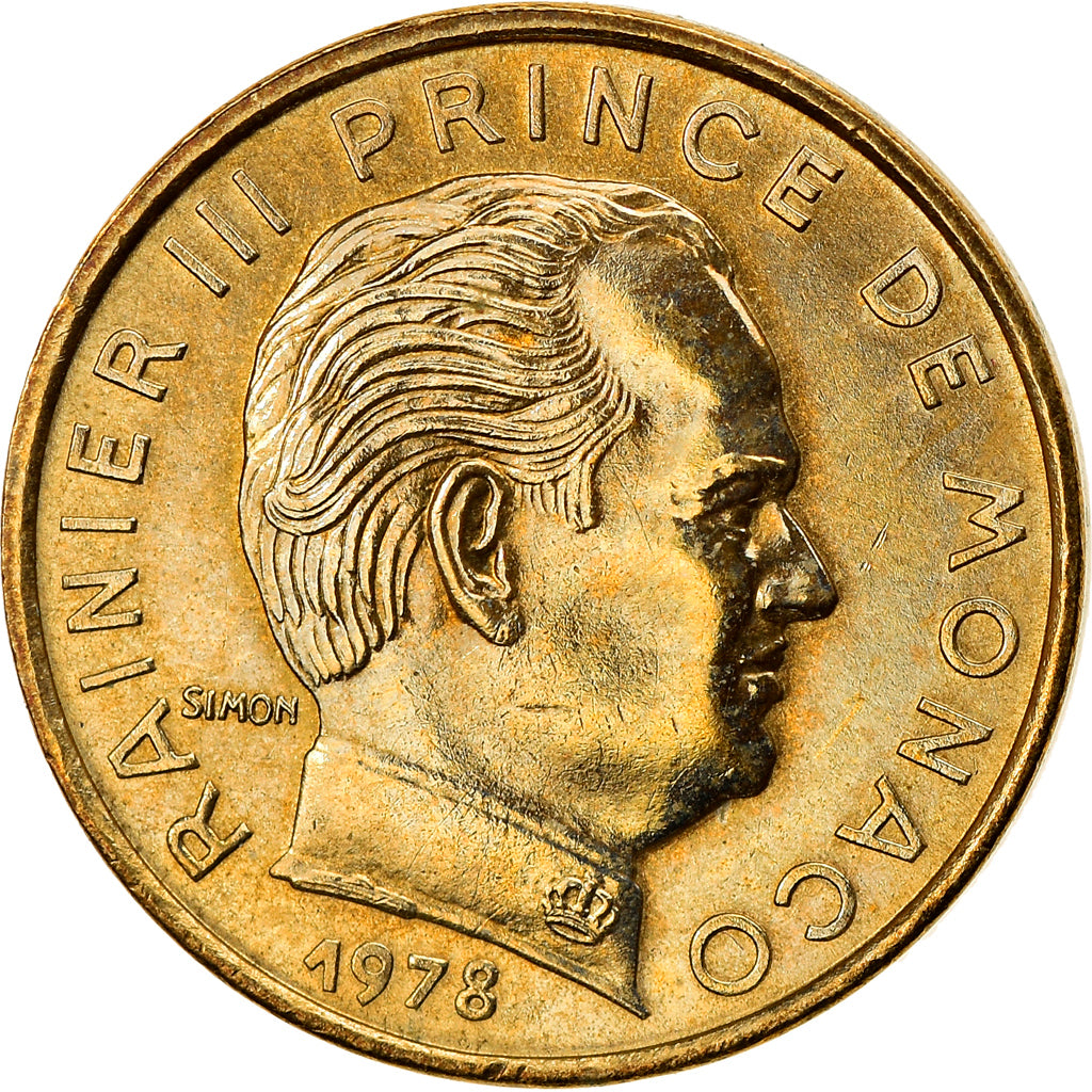 Coin, Monaco, Rainier III, 5 Centimes, 1978, EF(40-45), Aluminum-Bronze, KM:156