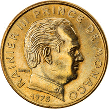 Moneta, Monaco, Rainier III, 5 Centimes, 1978, EF(40-45), Aluminium-Brąz