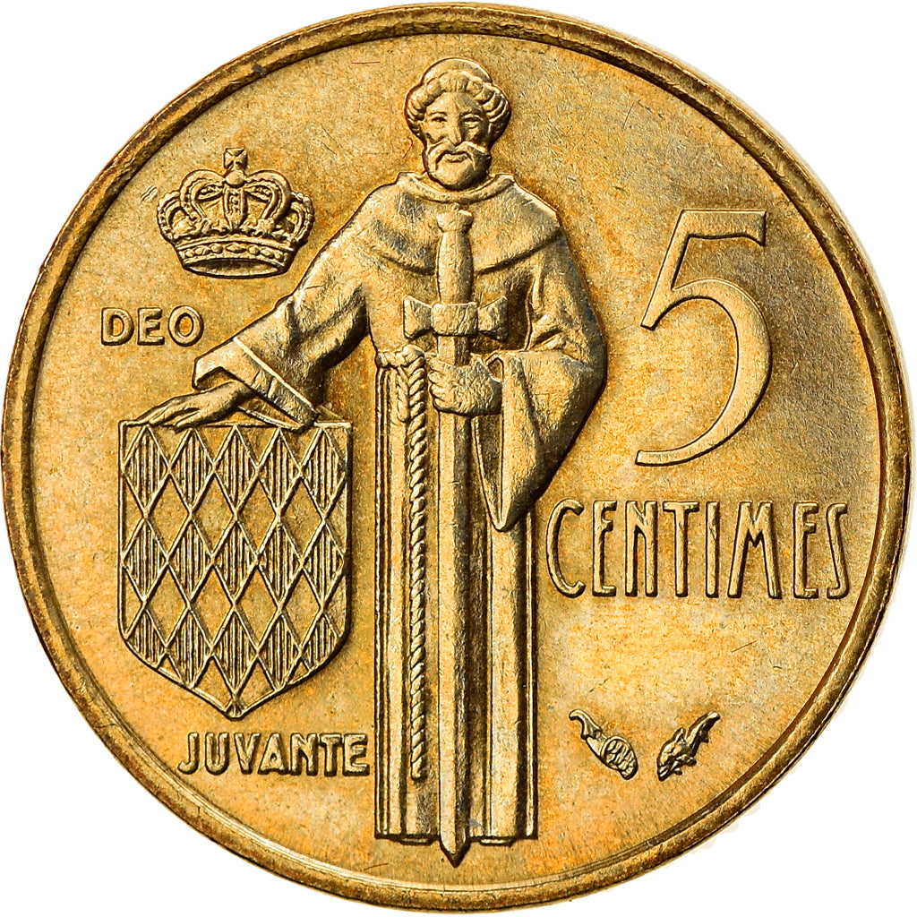 Coin, Monaco, Rainier III, 5 Centimes, 1978, EF(40-45), Aluminum-Bronze, KM:156