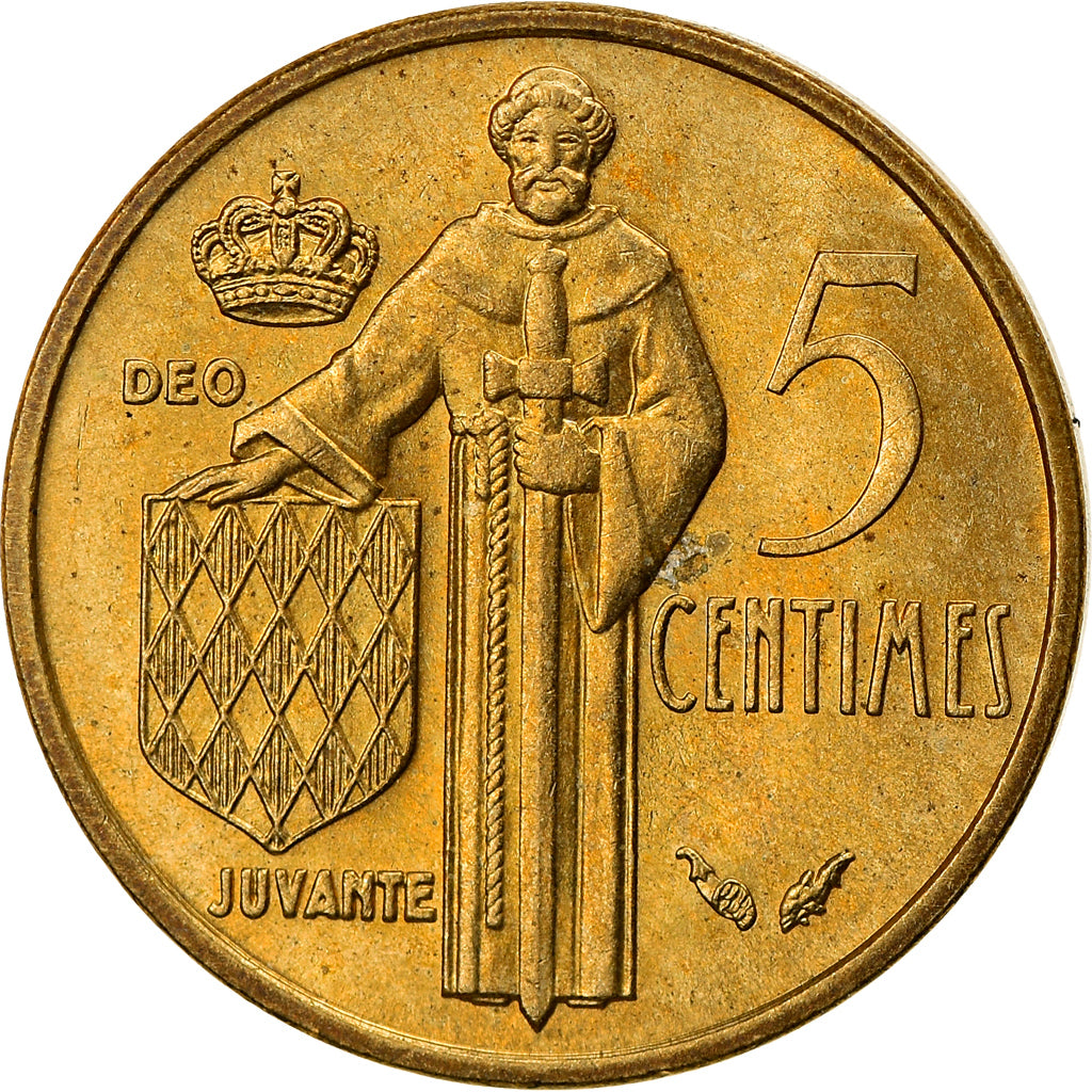 Coin, Monaco, Rainier III, 5 Centimes, 1978, EF(40-45), Aluminum-Bronze, KM:156