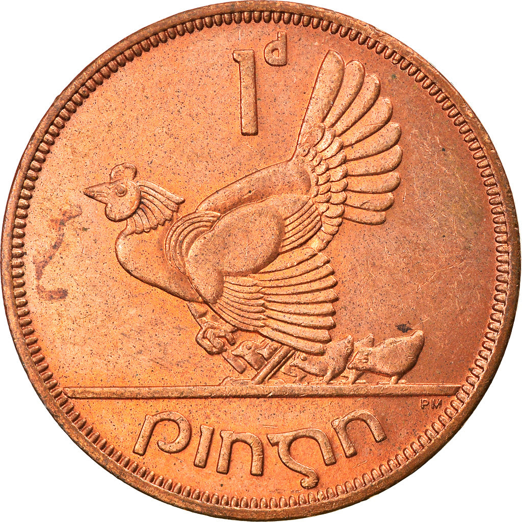 Coin, IRELAND REPUBLIC, Penny, 1968, AU(55-58), Bronze, KM:11
