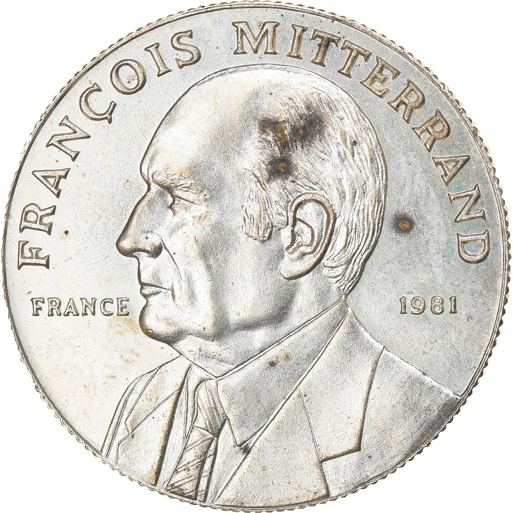 France, Medal, François Mitterrand, Politics, 1981, MS(60-62), Silver