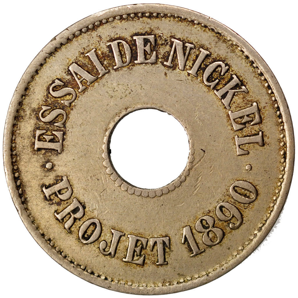 Coin, France, 2 Centimes, 1890, EF(40-45), Nickel, Gadoury:260.1