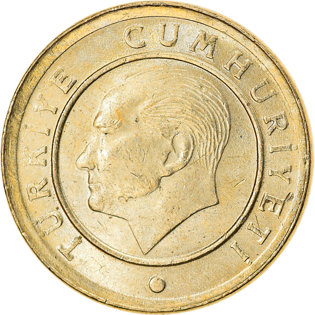 Moneta, Turchia, 10 Kurus, 2015, BB, Ottone, KM:1241