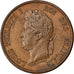 France, Louis Philippe I, 1 Décime, 1839, London, Pattern, Bronze, AU(55-58)