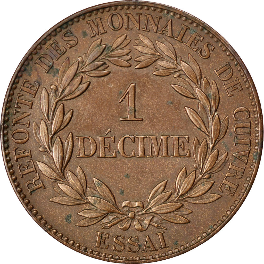 Coin, France, Decime, 1840, EF(40-45), Copper, KM:E10, Gadoury:212