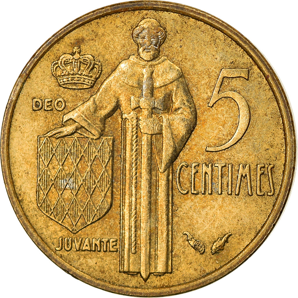 Coin, Monaco, Rainier III, 5 Centimes, 1978, EF(40-45), Aluminum-Bronze, KM:156