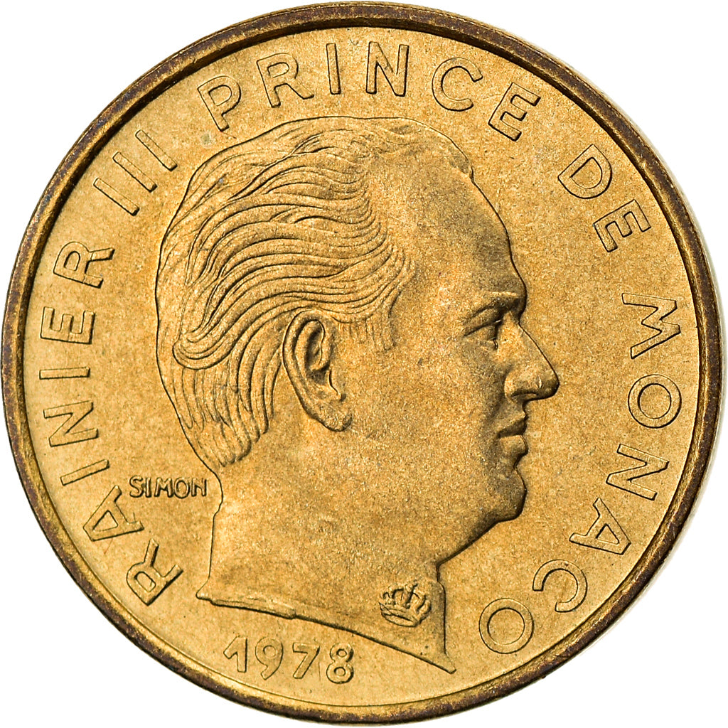 Coin, Monaco, Rainier III, 5 Centimes, 1978, EF(40-45), Aluminum-Bronze, KM:156