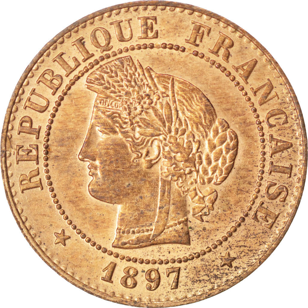 Moneta, Francia, Cérès, Centime, 1897, Paris, SPL, Bronzo, KM:826.1