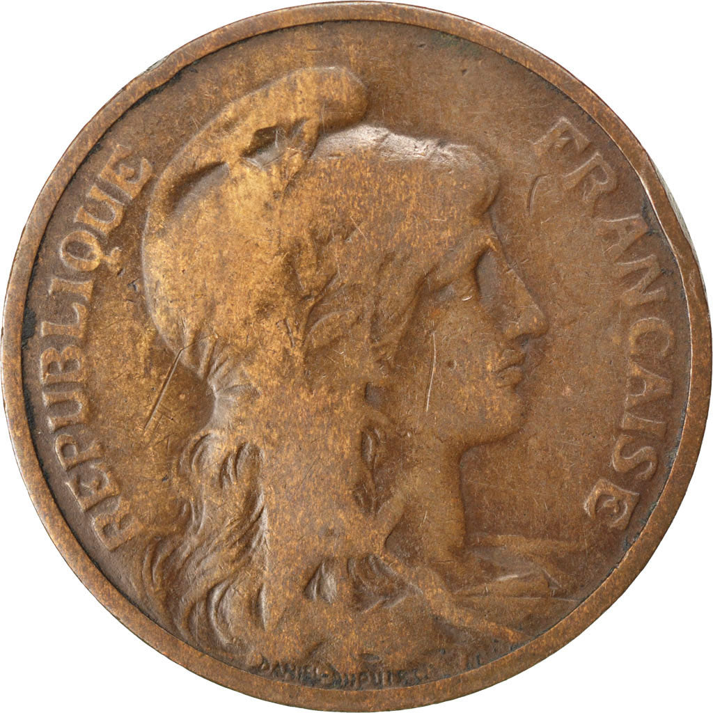 Munten, Frankrijk, Dupuis, 5 Centimes, 1902, FR+, Bronze, KM:842, Gadoury:165