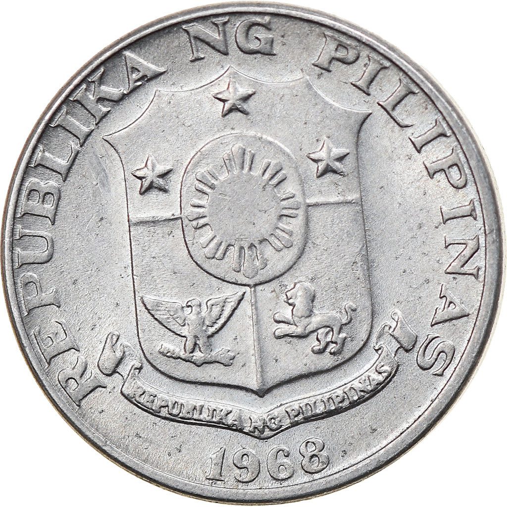 Moeda, Filipinas, Sentimo, 1968, AU(50-53), Alumínio, KM:196